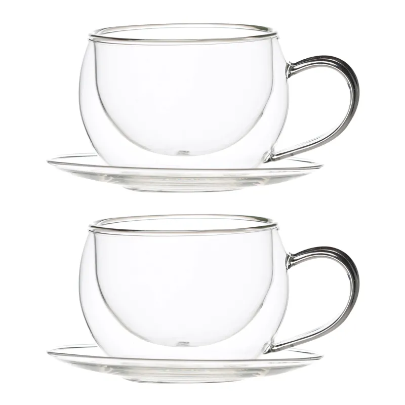Tea pair, 2 persons, 4 items, 270 ml, glass B, Air, image-0