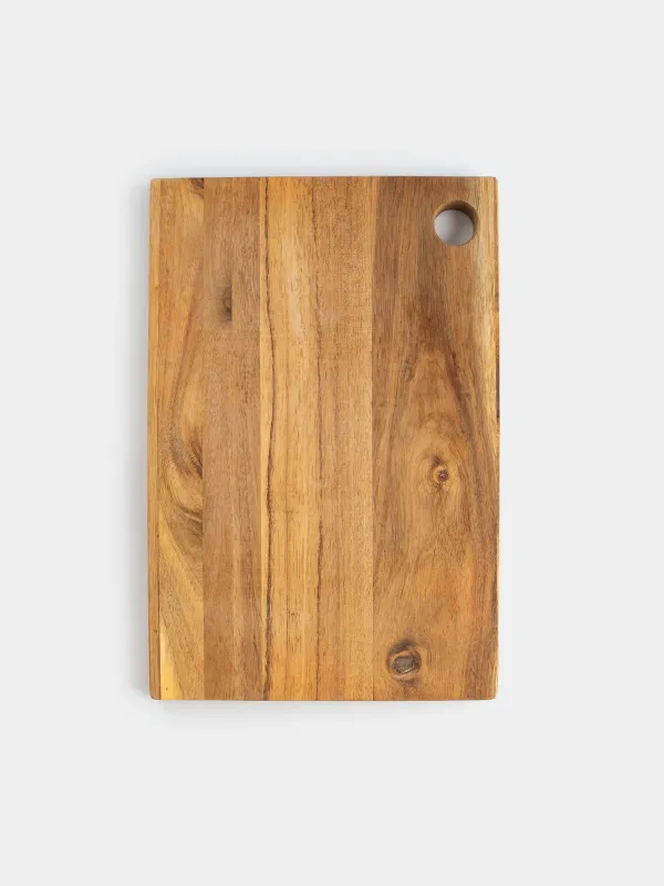 Cutting board, 33x25 cm, rectangular, wood, Noble tree, image-5