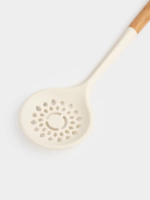 Skimmer, 32 cm, silicone/wood, milky, Legerity, image-2