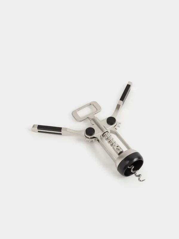 Lever corkscrew, 18 cm, metal / plastic, Accelerated, image-2