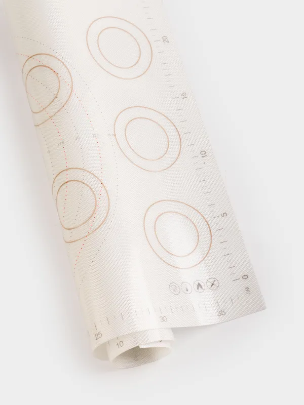 Baking mat, 30x40 cm, silicone, grey, Bakery, image-3