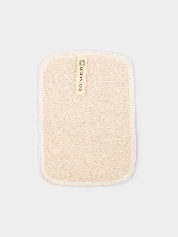 Dishcloth, 15x10 cm, 3 pcs, natural fiber, beige, Clean, image-2