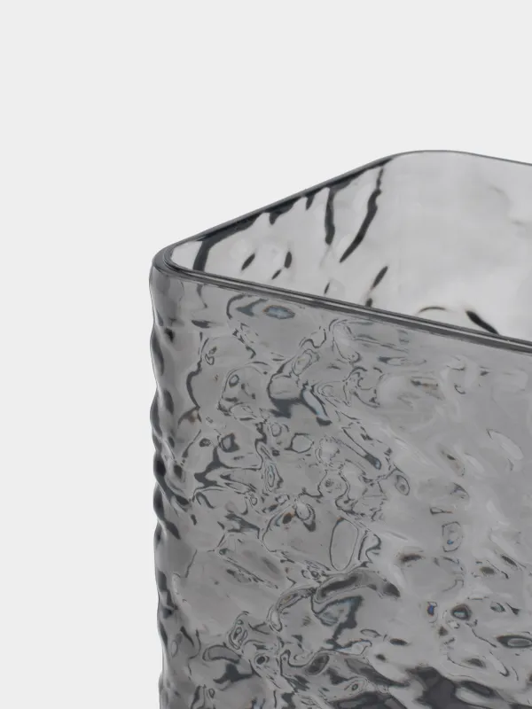 Bathroom tumbler, 10 cm, plastic, grey, Renaissance clear, image-5