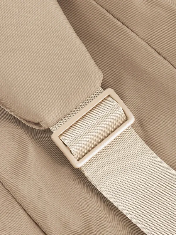 Bag, 24x40 cm, with adjustable strap, polyester, beige, Basic, image-3