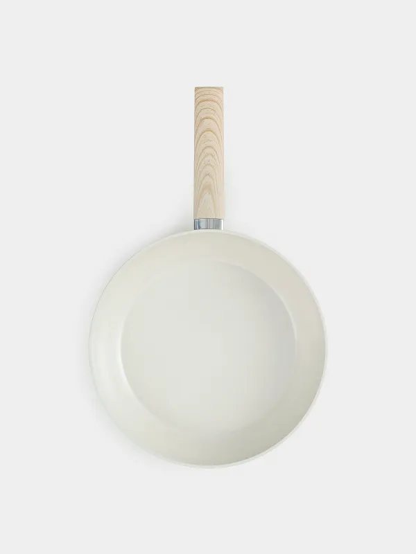 Frying pan, 24 cm, coated, aluminum, milky, Sentimentality, image-2