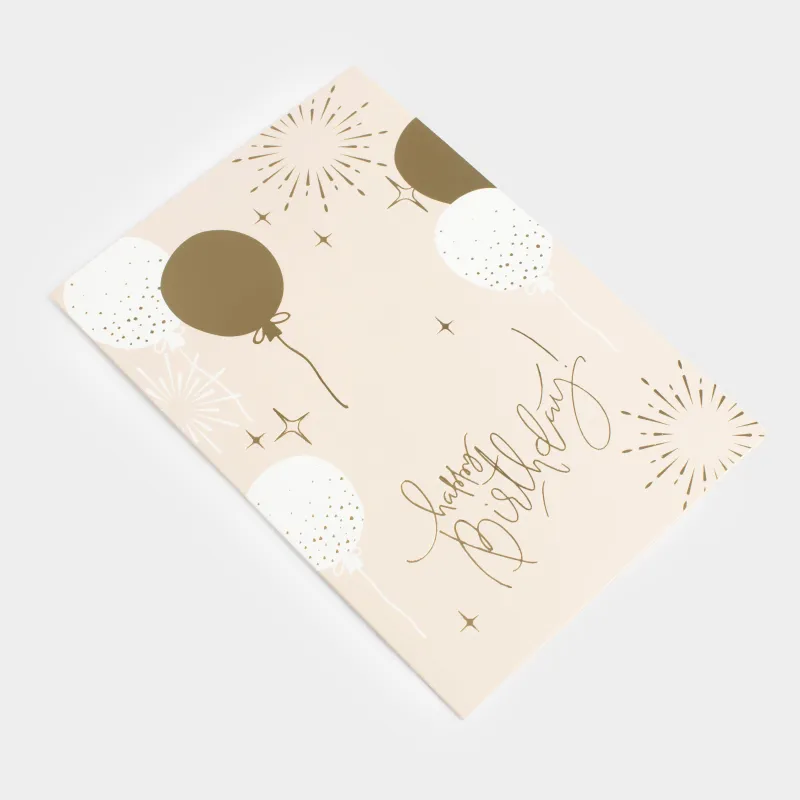 Gift envelope, 12x17 cm, paper, Balloons, Birthday, image-1