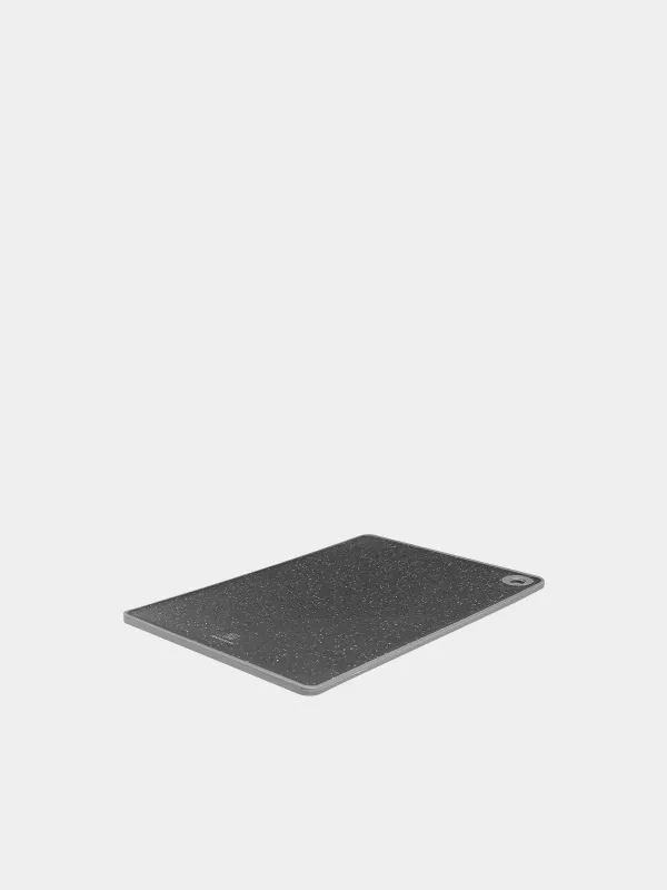 Cutting board, 27x21 cm, plastic / rubber, black marble, Speck, image-1