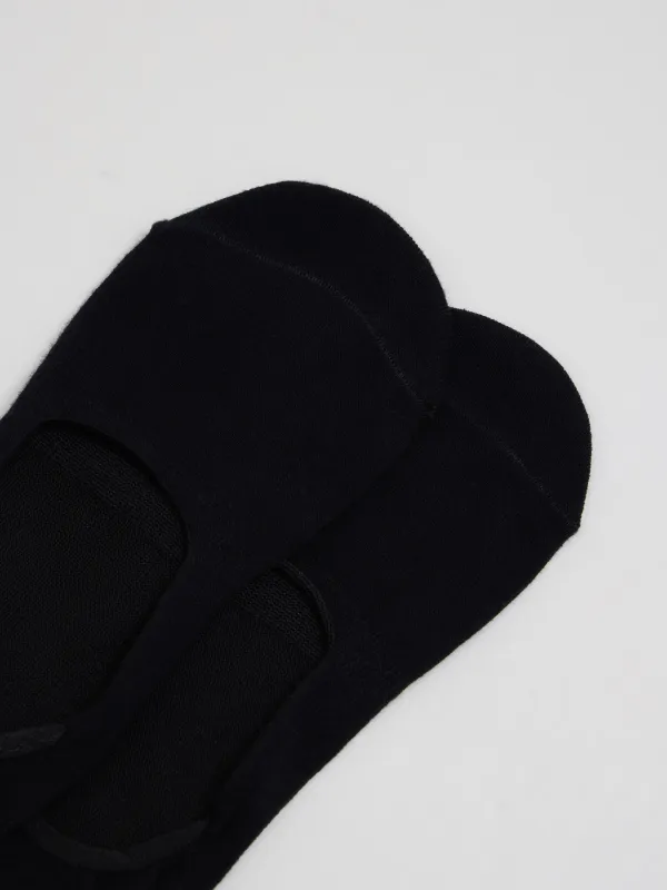 Women's track socks, SizeSize 36-38, cotton / polyester, black, Basic, image-1