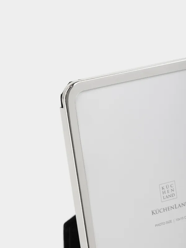 Photo frame, 11х16 cm, metal / glass, silver, Fantastic, image-1