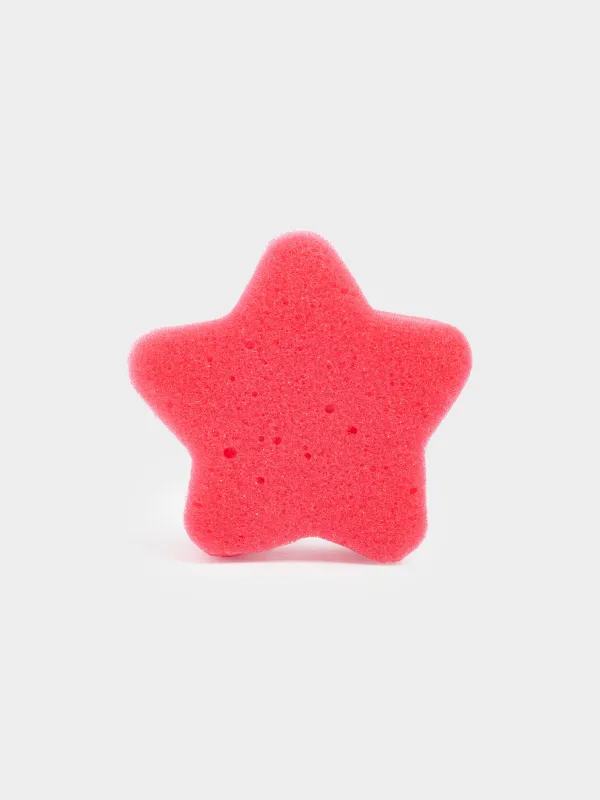 Children's shower set, 3 items, in a cosmetic bag, polyester, red, Horse, Friend spa, image-2