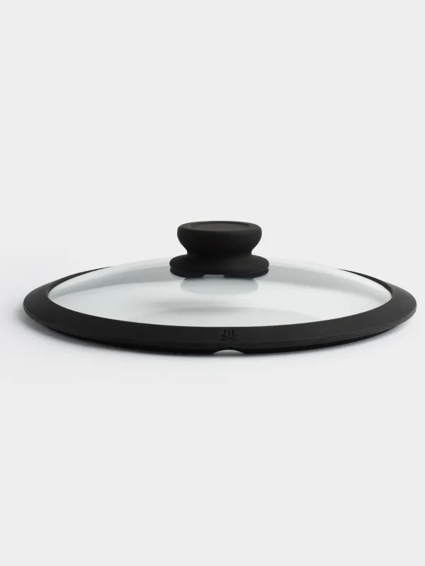 Lid, 24 cm, glass T / silicone, Solution accessory, image-2