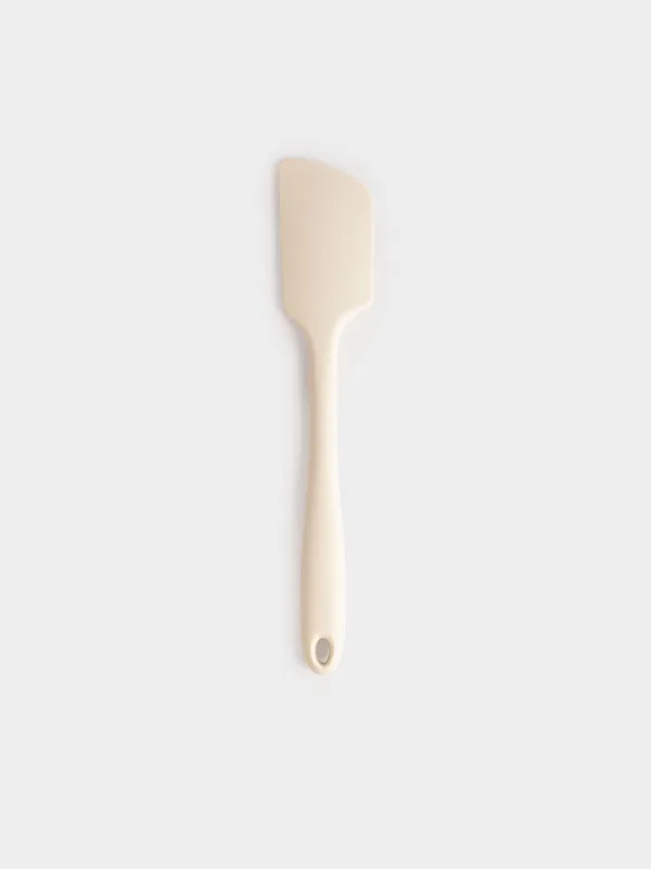 Spatula, 31 cm, silicone / steel, milk-gold, Christmas tree, Christmas traditions, image-1