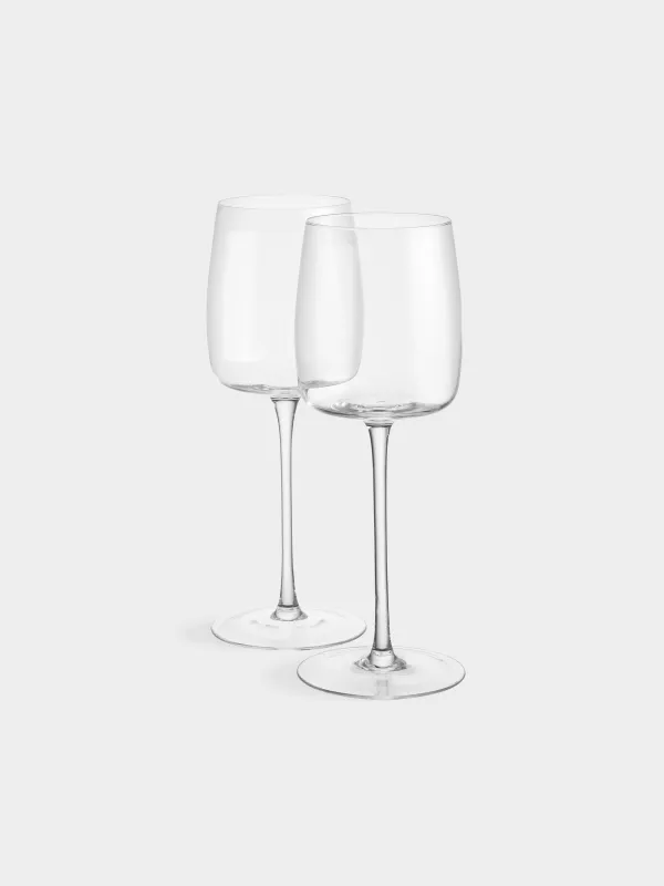 Drinking glass, 410 ml, 2 pcs, crystal glass, Lienza, image-1
