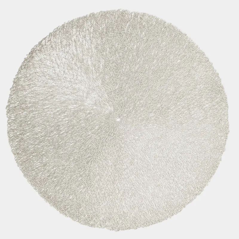 Napkin for appliances, 38 cm, PVC, round, golden, Azhur