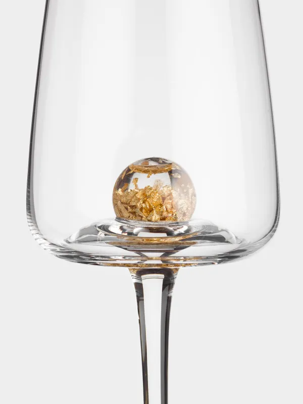 Drinking glass, 270 ml, 2 pcs, Crystal glass, Amber ball, Sorento, image-3