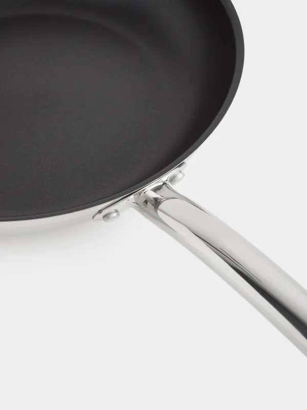 Frying pan, 28 cm, coated, steel, Silver Stone, image-5