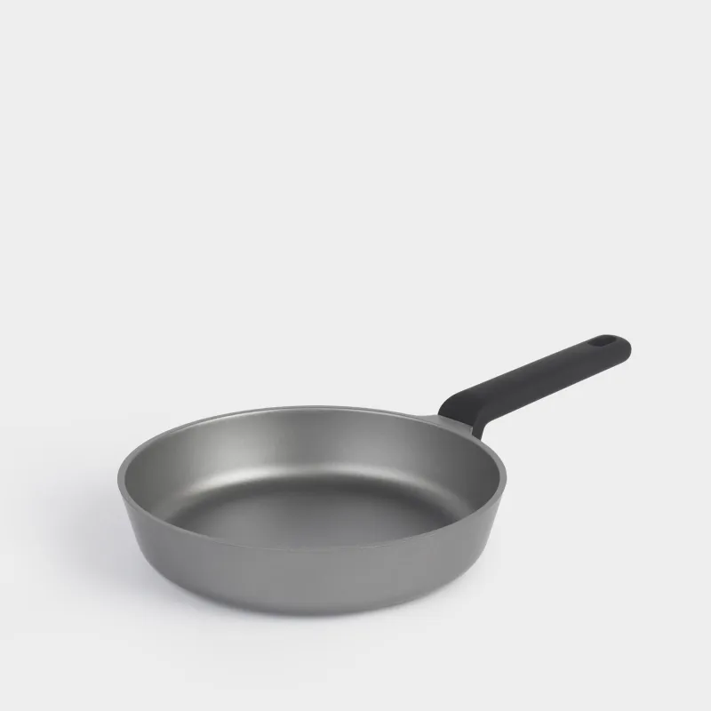 Frying pan, 24 cm, coated, aluminum, grey-black, Mintali