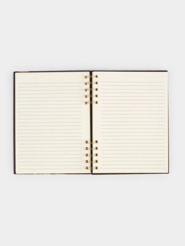 Notepad for notes, 15x20 cm, 100 l, on rings, cardboard, Streaks, Stationery, image-2