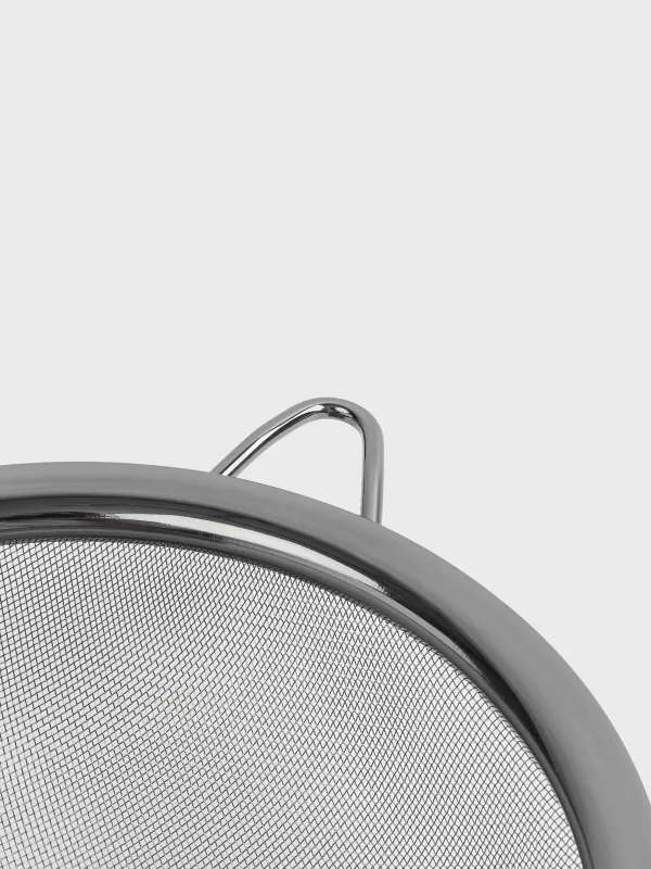 Sieve, 8 cm, with handle, steel, dark grey, Titanium, image-5
