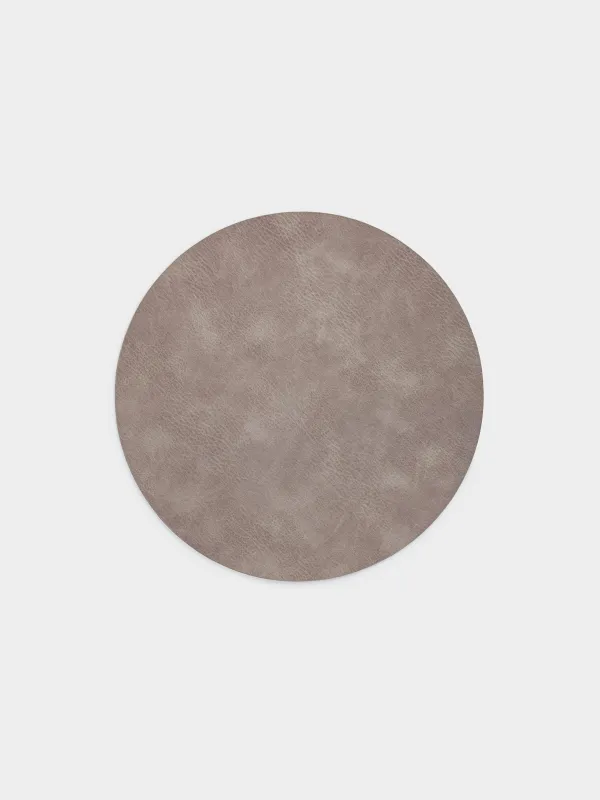 Napkin for appliances, 33 cm, PVC, round, dark brown, Rock, image-0