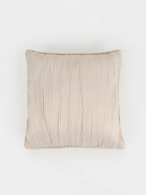 Decorative pillow, 45x45 cm, velvet, milky gold, Waves, Aspect, image-0