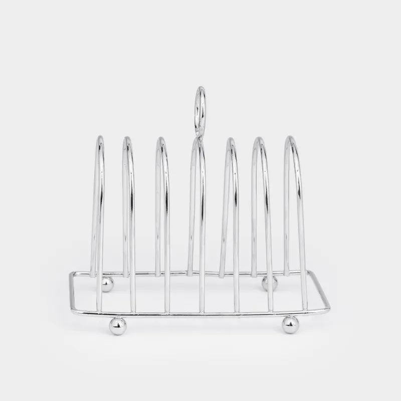 Toast stand, 14x12 cm, 6 units, steel, Classic