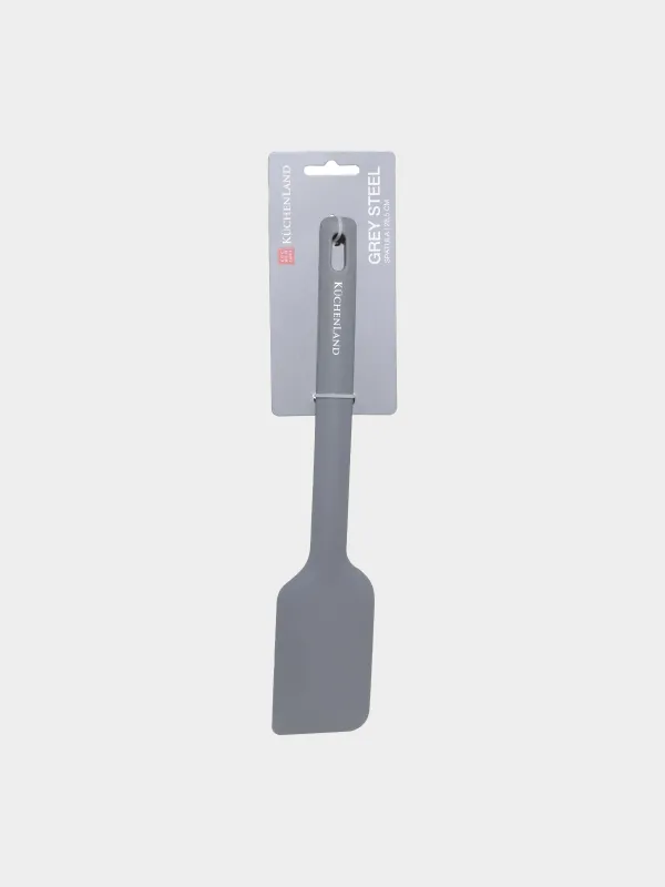 Spatula, 28 cm, silicone, grey, Grey steel, image-2