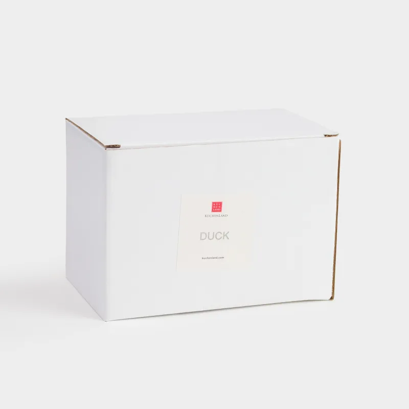 Sugar bowl, 10 cm, 220 ml, with spoon, ceramic, Duckling, Duck, image-4