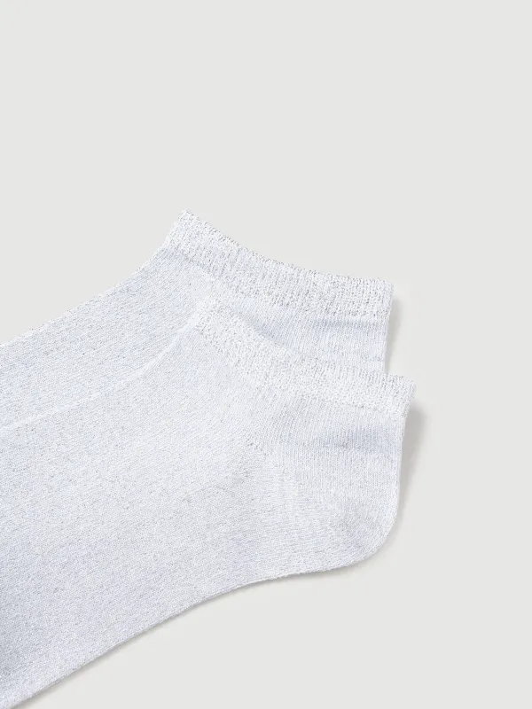 Women's socks, p. 36-38, cotton / polyester, white, Glint, image-2