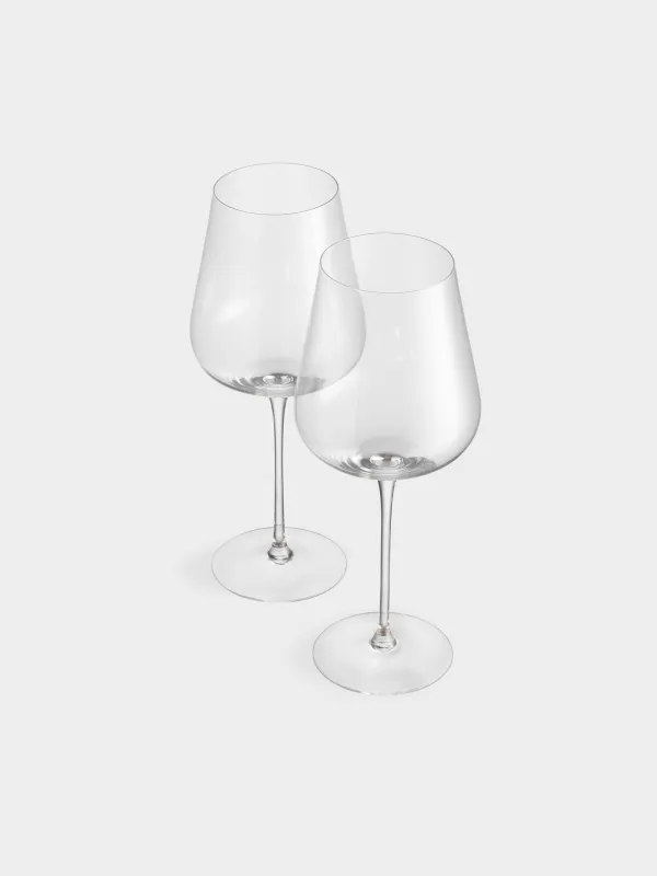 Drinking glass, 650 ml, 2 pcs, crystal glass, Ferentino, image-1