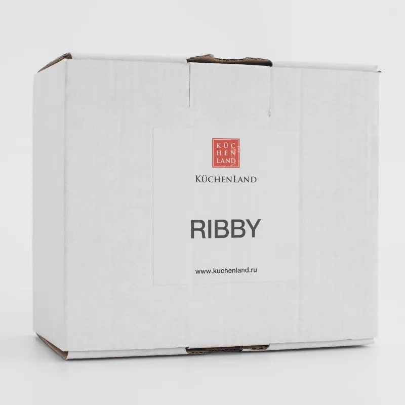 Glass, 14 cm, 400 ml, 2 pcs, glass R, Ribby, image-4