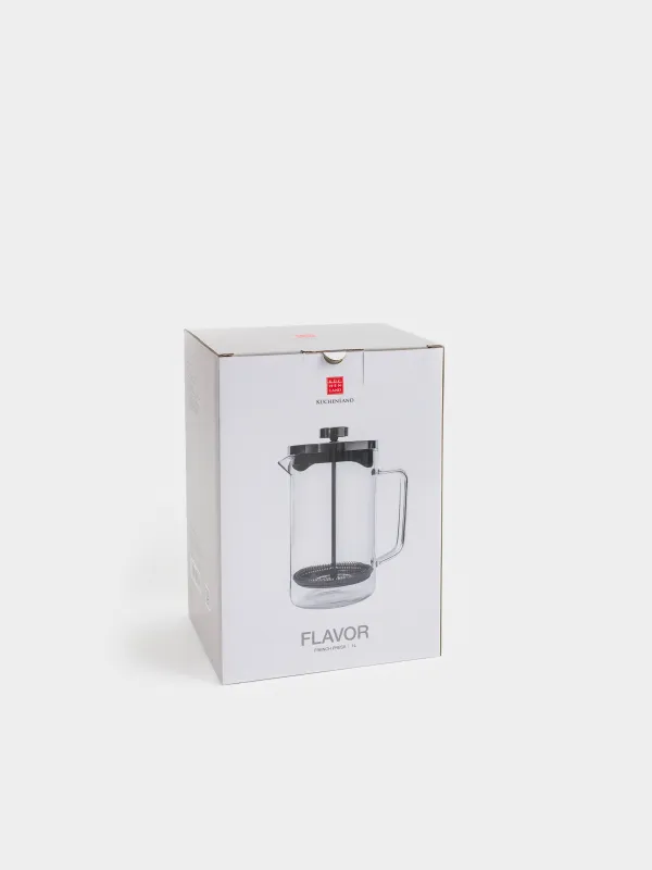 French press, 1 l, B glass / steel, Flavor, image-4
