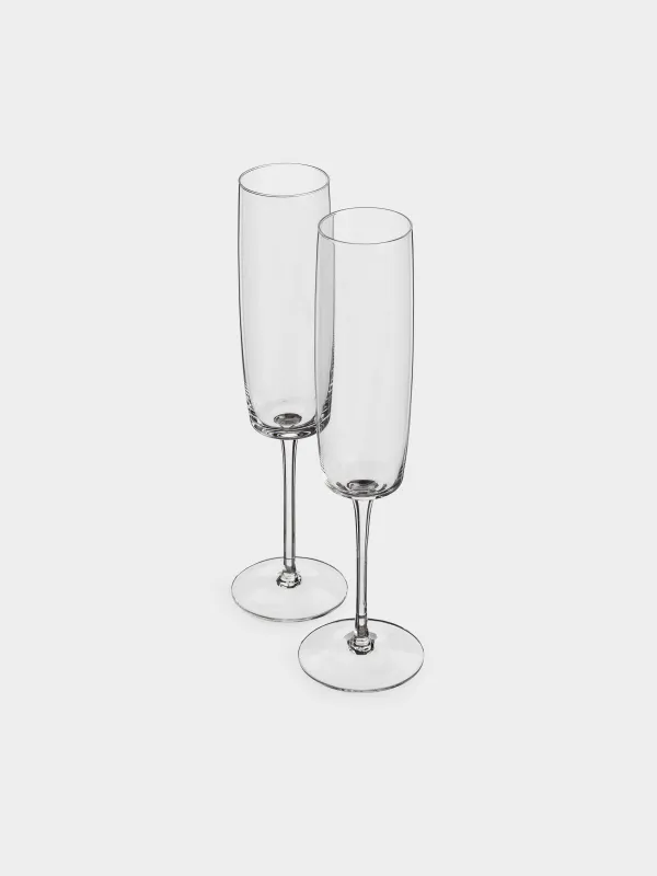 Drinking glass, 260 ml, 2 pcs, crystal glass, Lienza, image-1