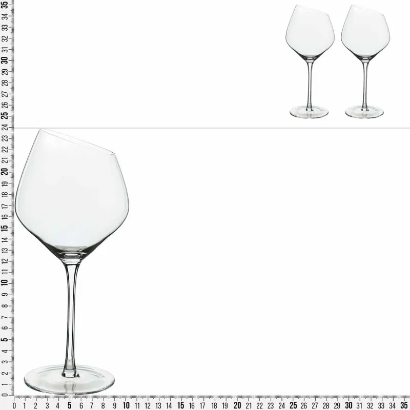 Drinking glass, 560 ml, 2 pcs, glass, Charm L, image-2