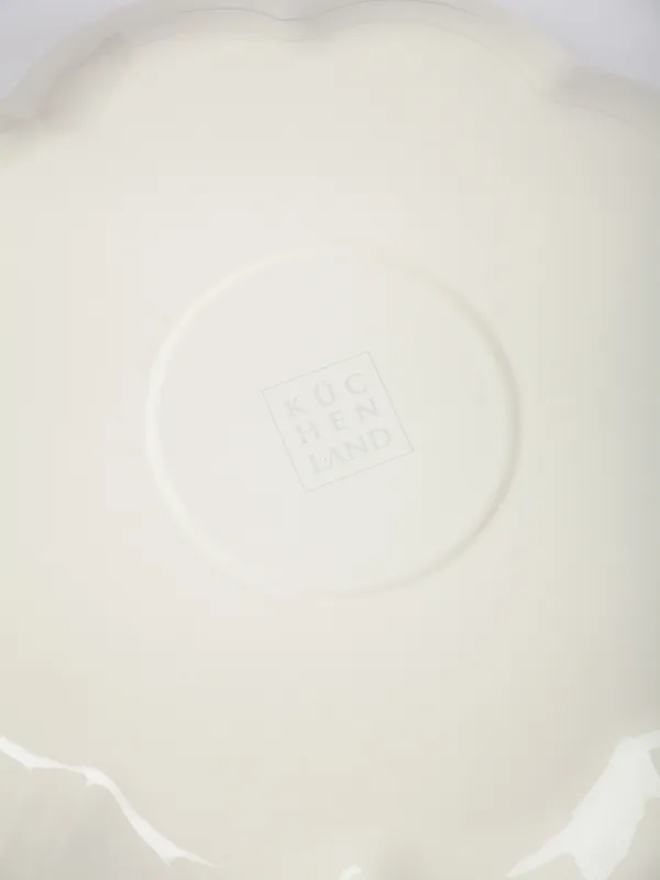 Saucepan, 26 cm, 2.3 l, with lid, cast iron, milky, Pumpkin, Gourd, image-7