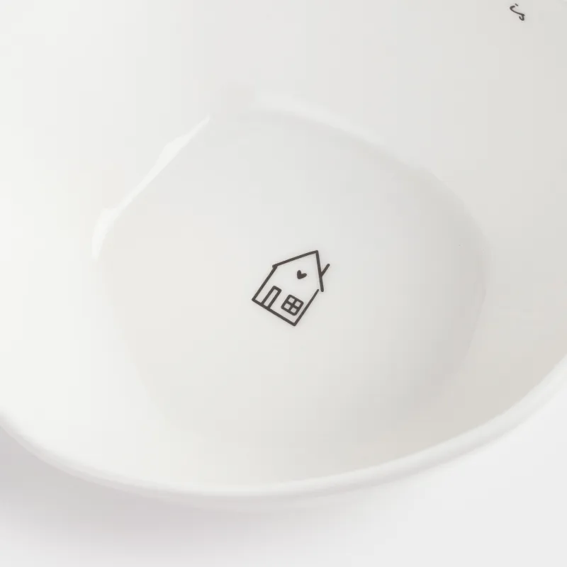 Salad bowl, 15x7 cm, 530 ml, porcelain P, white, House, Amour, image-3