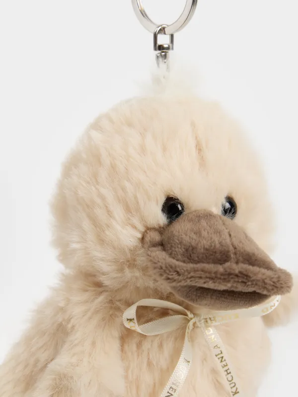Keychain, 20 cm, soft, plush / metal, Duck, Duck toy, image-2