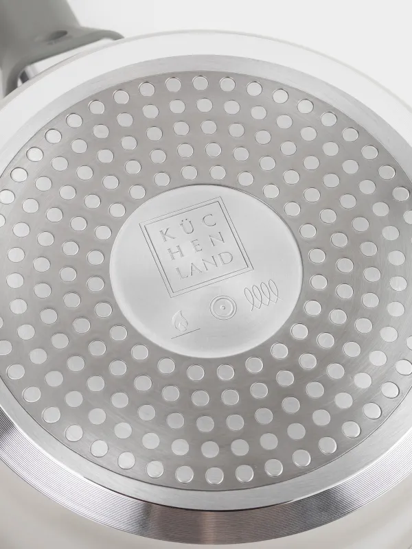 Tableware set, 4 items, coated, aluminum, beige, Tasty, image-10