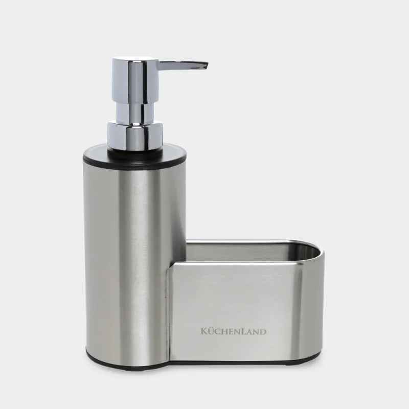 Detergent dispenser, 230 ml, organizer, steel. Keeping