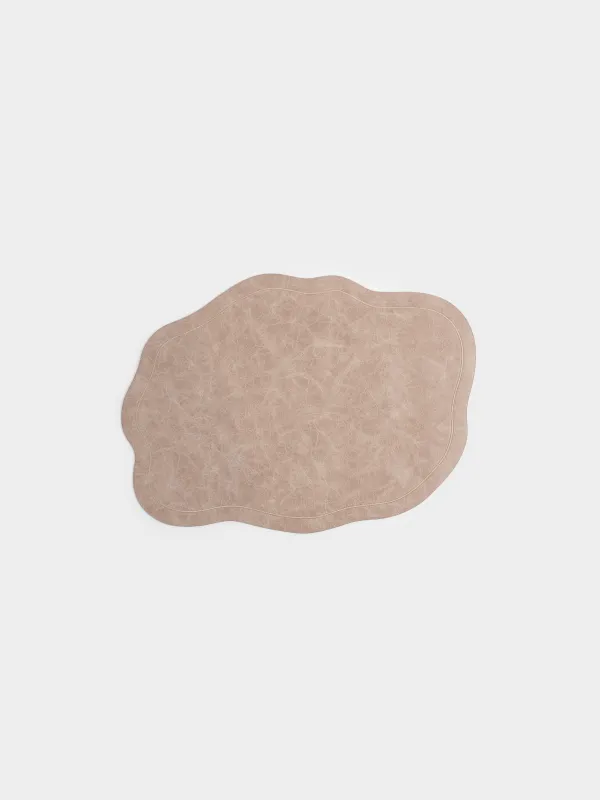 Placemat, 32x43 cm, PVC, shaped, light gray, Rock, image-0