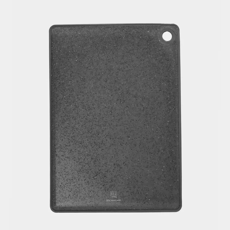 Cutting board, 33x23 cm, plastic / rubber, black marble, Speck