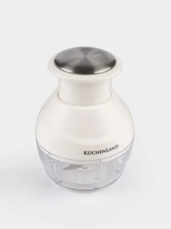 Chopper-blender, 12 cm, mechanical, plastic/steel, Milk, Soft kitchen, image-3