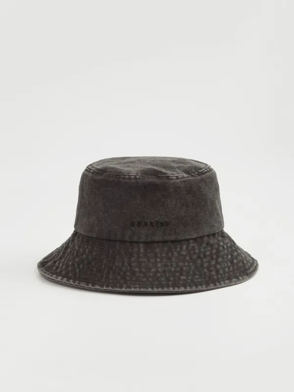 Panama hat, 57 cm, single size, cotton, black, Special, Shore, image-0