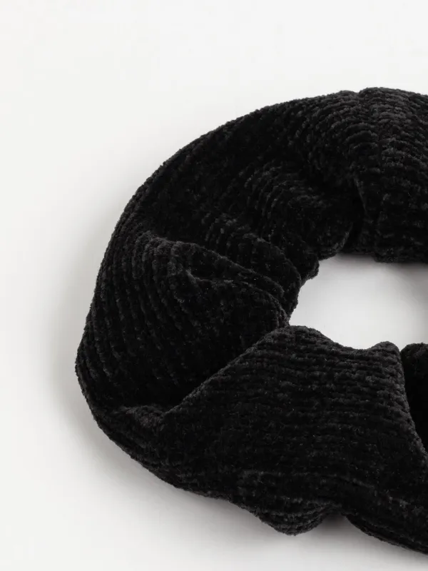 Hair bands, 4 cm, velvet, black, Hair velvet, image-2