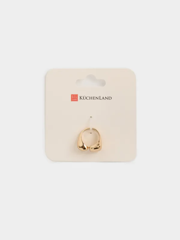 Ring, 2 cm, single size, Metal, Gold, Jewelry, image-3