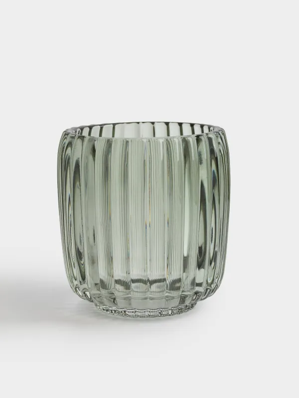 Bathroom tumbler, 9 cm, glass, green, Artemis, image-0