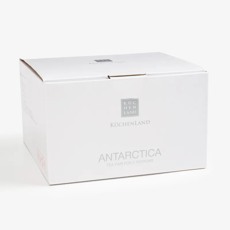 Tea pair, 2 pers, 4 pr, 250 ml, porcelain F, Antarctica, image-6