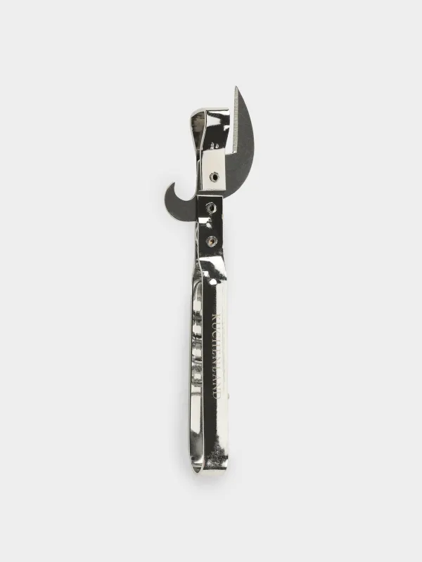 Bottle and can opener, 13 cm, with corkscrew, metal, Classic, image-0