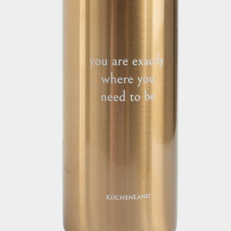 Thermo Mug, 400 ml, steel, golden, Classic gold, image-3