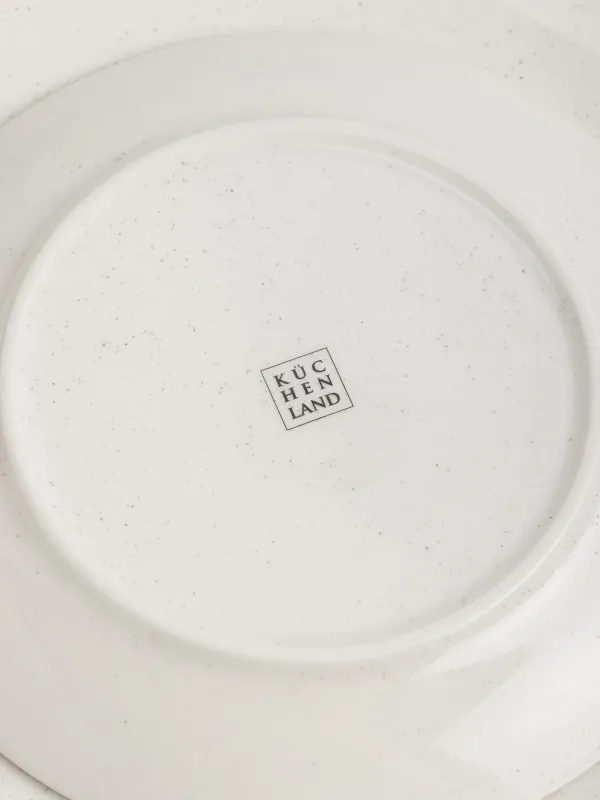 Dining set, 6 persons, 18 items, porcelain P, milky, speckled, Latio, image-6